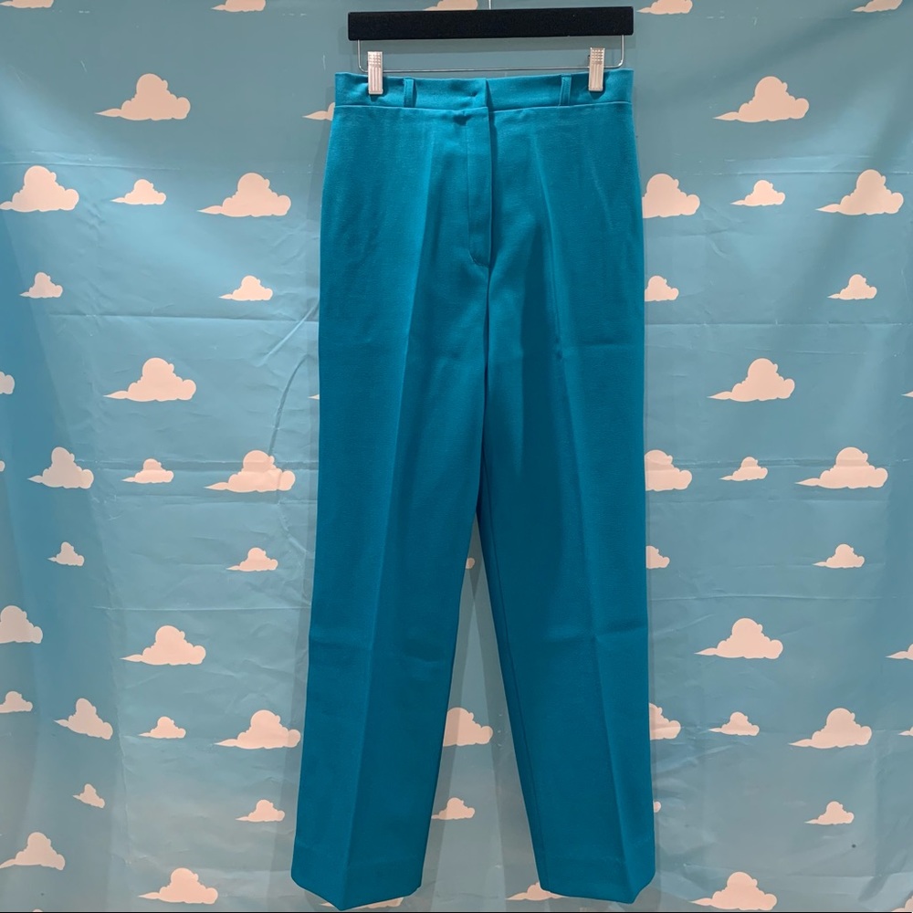 Vintage Sears Teal High Waisted Trousers
